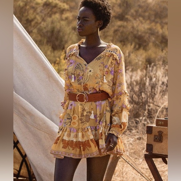 Spell and Gypsy Wild Bloom Mini Floral Dress